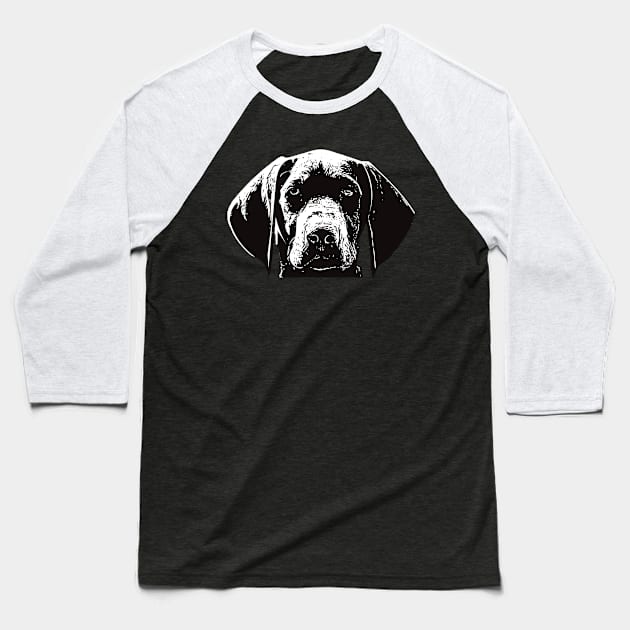 German Shorthaired Pointer - GSP Christmas Gifts Baseball T-Shirt by DoggyStyles